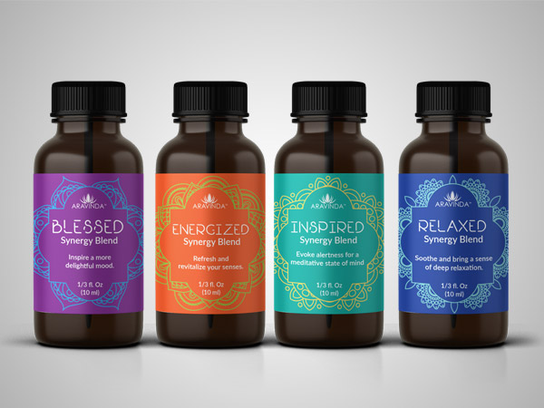 Aromatherapy Essential Oils Label Design - NV Graphic Design