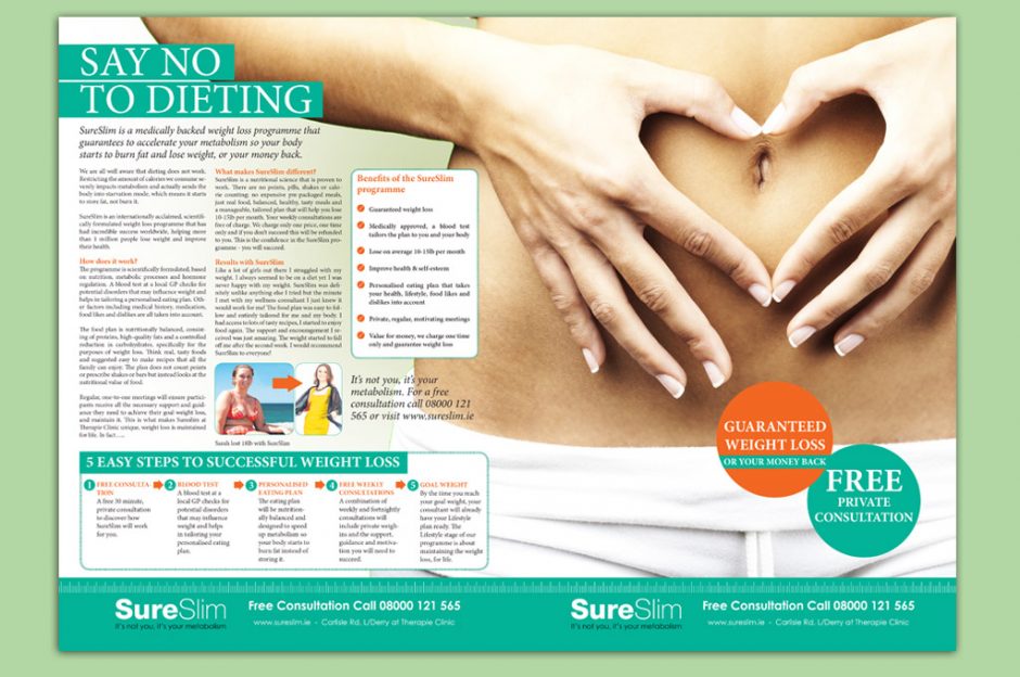 Newspaper Weight Loss Editorial Design NV Graphic Design